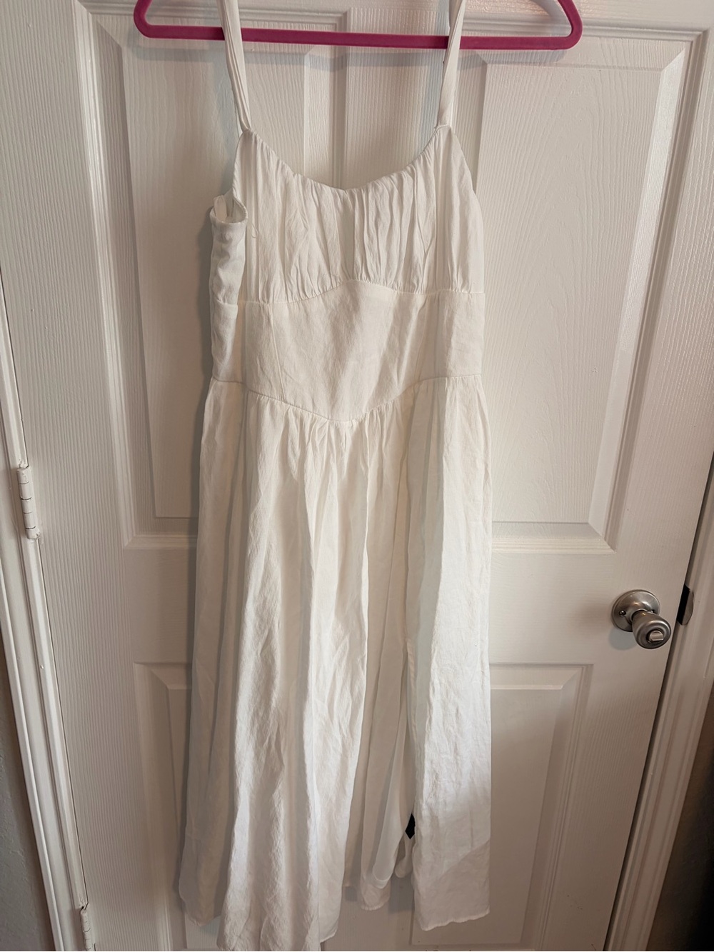 Trixxi White Maxi Sundress with Spaghetti Straps